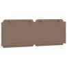 Coussin de tête de lit cappuccino 120 cm similicuir 
