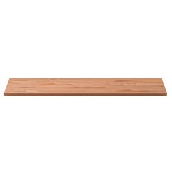 Comptoir de salle de bain 80x40x1,5 cm bois massif de hêtre 