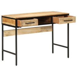 Bureau 100x50x75 cm en bois massif de mangue 