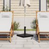Base de parasol pour mâts Ø32/38/48 mm 18 kg carré 