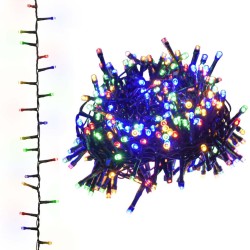 Guirlande LED compacte avec 2000 LED Multicolores 45 m PVC 