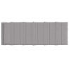 Coussin de chaise longue gris 180x60x4 cm tissu oxford 