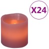 Bougies électriques à LED 24 pcs Blanc chaud 