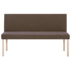 Banc 139,5 cm Marron Polyester 
