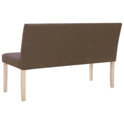 Banc 139,5 cm Marron Polyester 