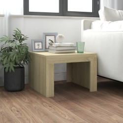 Table basse Chêne sonoma 50x50x35 cm Bois d'ingénierie 
