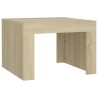 Table basse Chêne sonoma 50x50x35 cm Bois d'ingénierie 