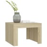 Table basse Chêne sonoma 50x50x35 cm Bois d'ingénierie 