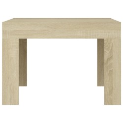 Table basse Chêne sonoma 50x50x35 cm Bois d'ingénierie 