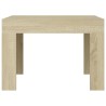 Table basse Chêne sonoma 50x50x35 cm Bois d'ingénierie 