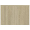 Table basse Chêne sonoma 50x50x35 cm Bois d'ingénierie 