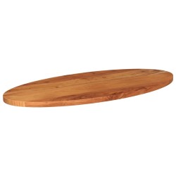 Dessus de table 100x40x3,8 cm ovale bois massif d'acacia 