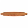 Dessus de table 100x40x3,8 cm ovale bois massif d'acacia 
