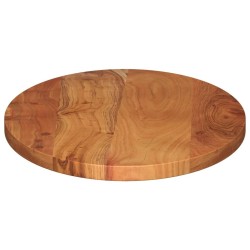 Dessus de table 100x40x3,8 cm ovale bois massif d'acacia 