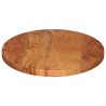 Dessus de table 100x40x3,8 cm ovale bois massif d'acacia 