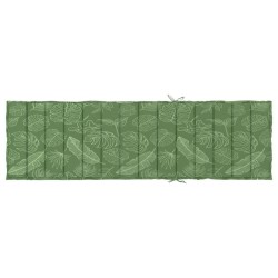 Coussin de chaise longue à motif de feuilles tissu oxford 