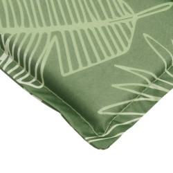Coussin de chaise longue à motif de feuilles tissu oxford 