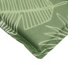 Coussin de chaise longue à motif de feuilles tissu oxford 