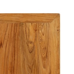 Table de bar Teck recyclé massif 60x60x107 cm 