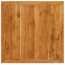 Table de bar Teck recyclé massif 60x60x107 cm 