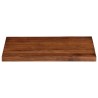 Dessus de table 90x50x2,5 cm rectangulaire bois massif récupéré 