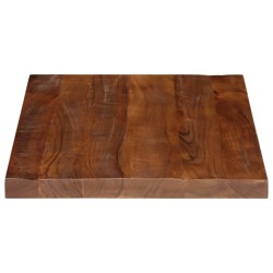 Dessus de table 90x50x2,5 cm rectangulaire bois massif récupéré 