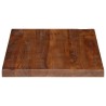 Dessus de table 90x50x2,5 cm rectangulaire bois massif récupéré 