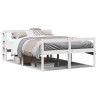 Lit pour personne âgée avec tête de lit sans matelas 135x190 cm 
