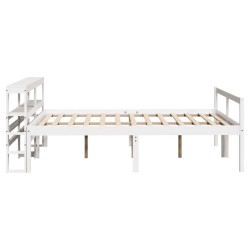 Lit pour personne âgée avec tête de lit sans matelas 135x190 cm 