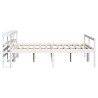 Lit pour personne âgée avec tête de lit sans matelas 135x190 cm 