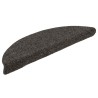 Tapis d'escalier auto-adhésifs 20 pcs anthracite 56x17x3 cm 
