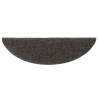 Tapis d'escalier auto-adhésifs 20 pcs anthracite 56x17x3 cm 