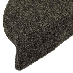 Tapis d'escalier auto-adhésifs 20 pcs anthracite 56x17x3 cm 