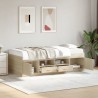 Lit de jour avec tiroirs sans matelas chêne sonoma 90x200 cm 