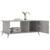 Table basse sonoma gris 90x50x40 cm bois d'ingénierie 