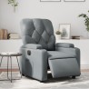 Fauteuil inclinable électrique Gris Similicuir 