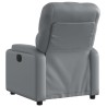 Fauteuil inclinable électrique Gris Similicuir 