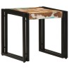 Table basseMulticolore 40x50x38 cm en bois massif de récupération 