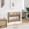 Armoire à chaussures murale chêne artisanal bois d'ingénierie 