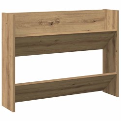 Armoire à chaussures murale chêne artisanal bois d'ingénierie 