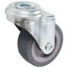 8 pcs Roulettes pivotantes à trou de boulon 50 mm 