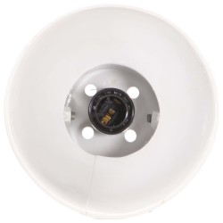 Lampe de bureau industrielle Blanc Rond 58x18x90 cm E27 