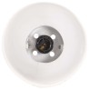 Lampe de bureau industrielle Blanc Rond 58x18x90 cm E27 