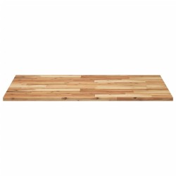 Dessus de table rectangulaire 80x70x2 cm bois massif d'acacia 