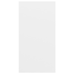 Meuble TV mural Blanc 37x37x72 cm Bois d’ingénierie 