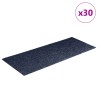 Tapis d'escalier auto-adhésifs 30 pcs gris bleu 60x25 cm 