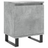 Table de chevet gris béton 40x30x50 cm bois d'ingénierie 