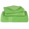 Serviettes d'invité 2pcs vert pomme 30x50cm 360 g/m² 100% coton 