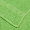 Serviettes d'invité 2pcs vert pomme 30x50cm 360 g/m² 100% coton 