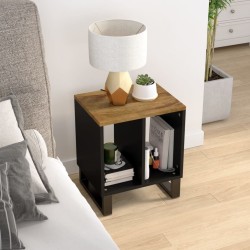 Table d'appoint 40x31x46 cm Bois de manguier et d'ingénierie 